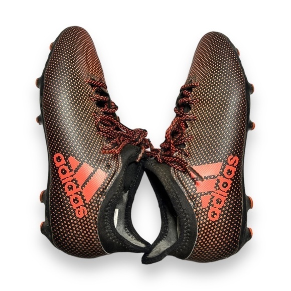 ADIDAS JR. X 17.3 FG Soccer Cleats Black/Solar Red Size 4 - Picture 6 of 7